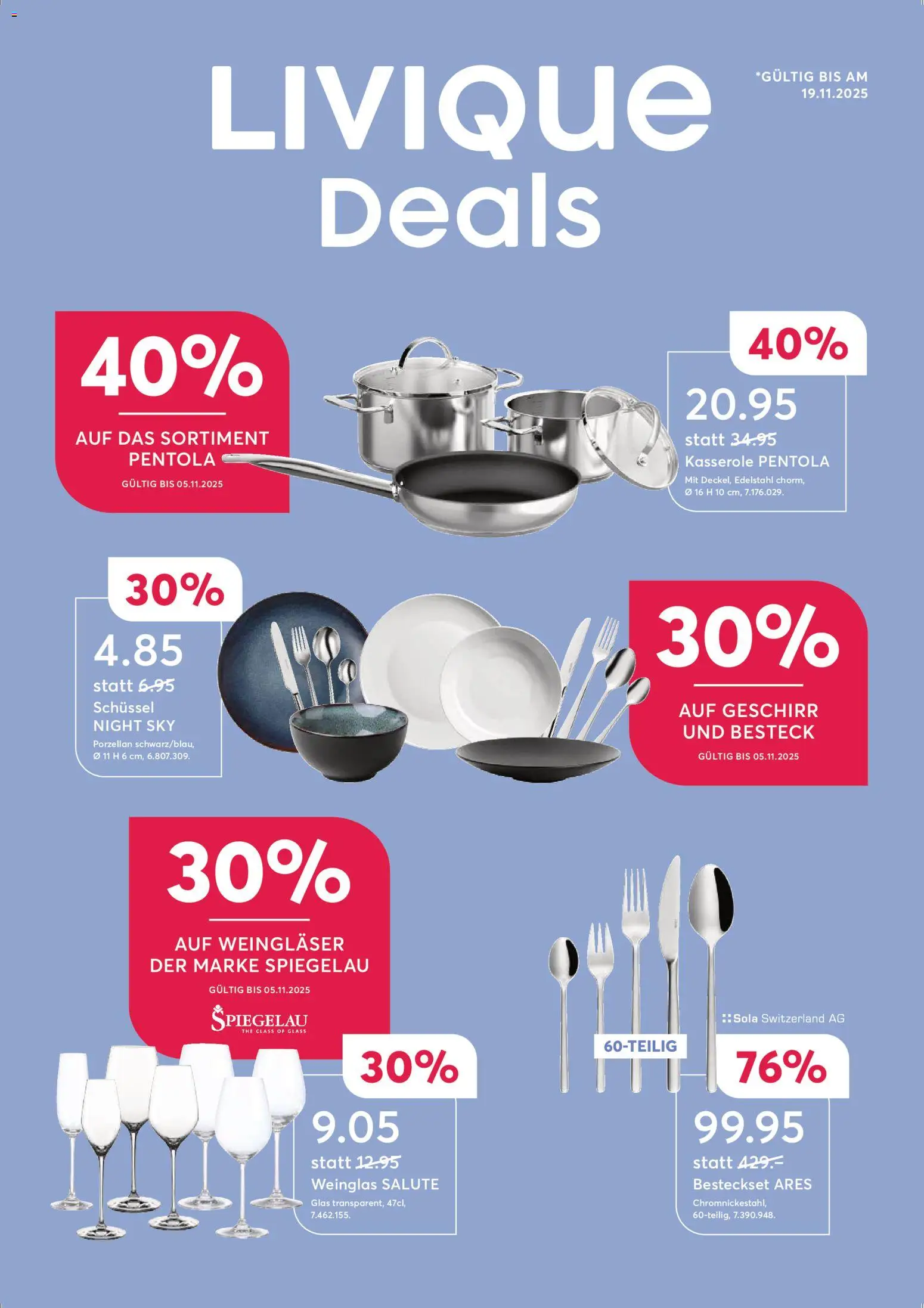 Livique Aktionen - Seite 1- gültig ab 03.11.2025