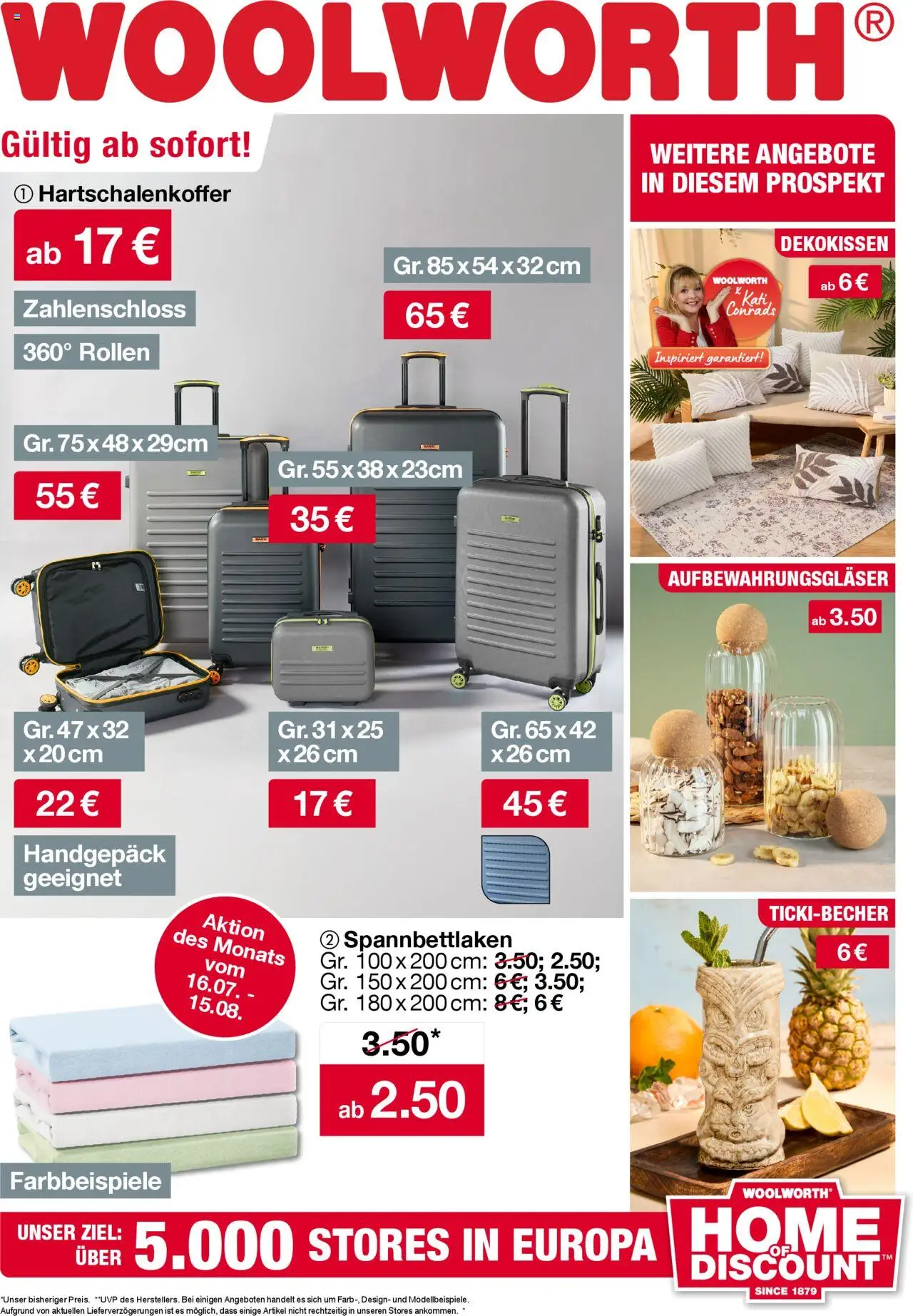 Woolworth Flugblatt - Seite 1- gültig ab 05.08.2025
