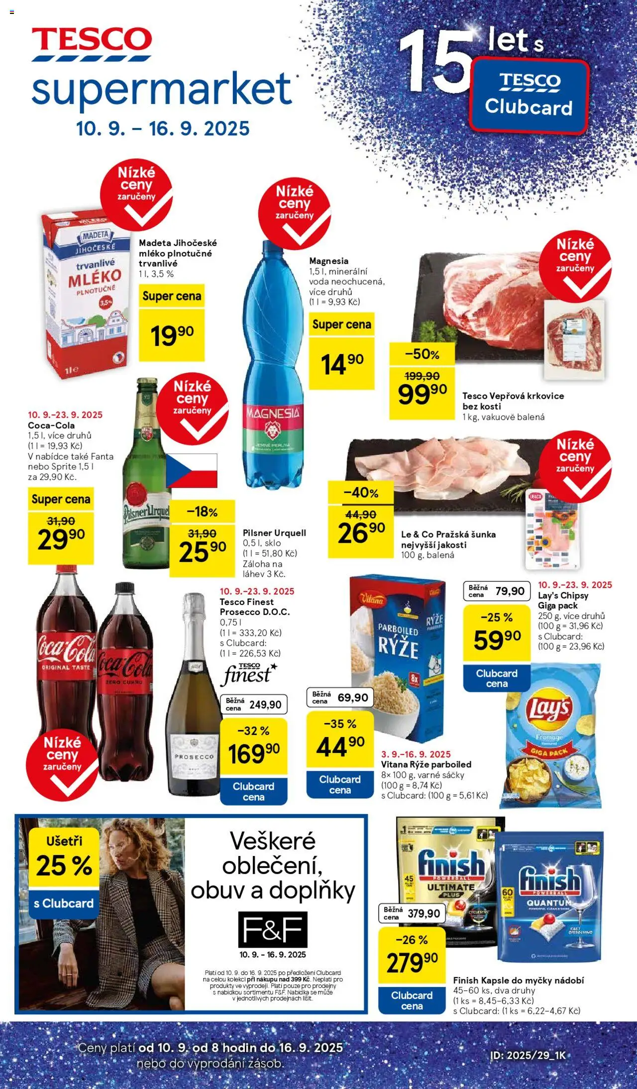 Tesco leták - Supermarket - strana 1- platný od 10.09.2025