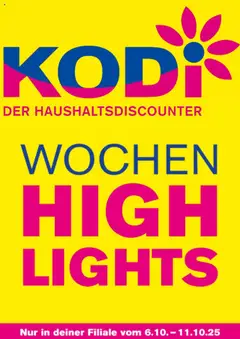 Vorschau KODi Prospekt 	 gültig ab 06.10.2025
