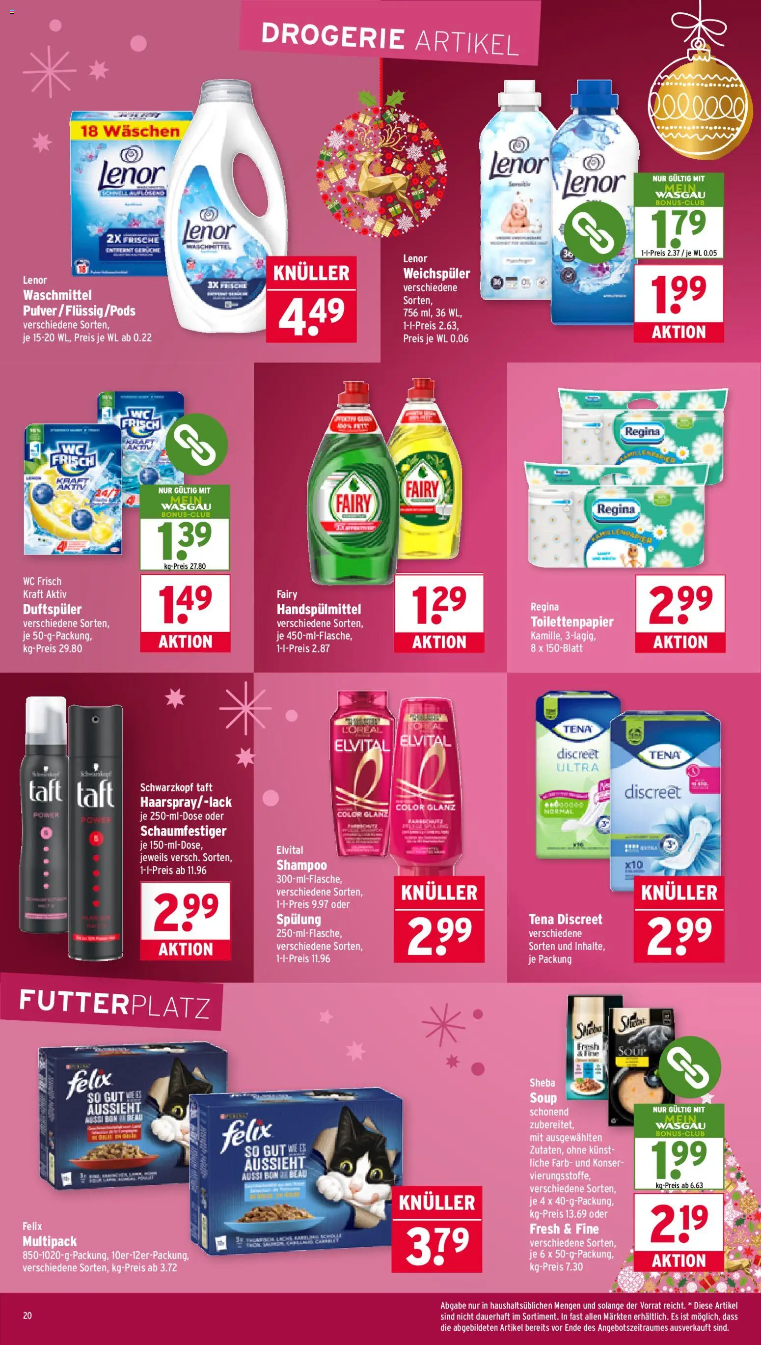 Wasgau Prospekt 	 - Seite 20 - gültig ab 01.12.2025