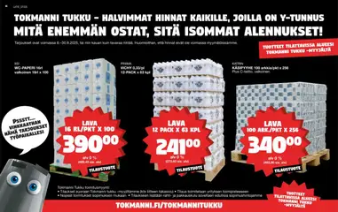 Esikatselu Tokmanni tarjoukset - Tukkumyyntiliite voimassa alkaen 08/09/2025