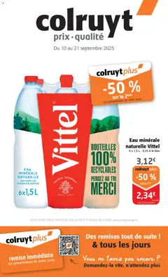 Aperçu Colruyt catalogue valable à partir du 10/09/2025