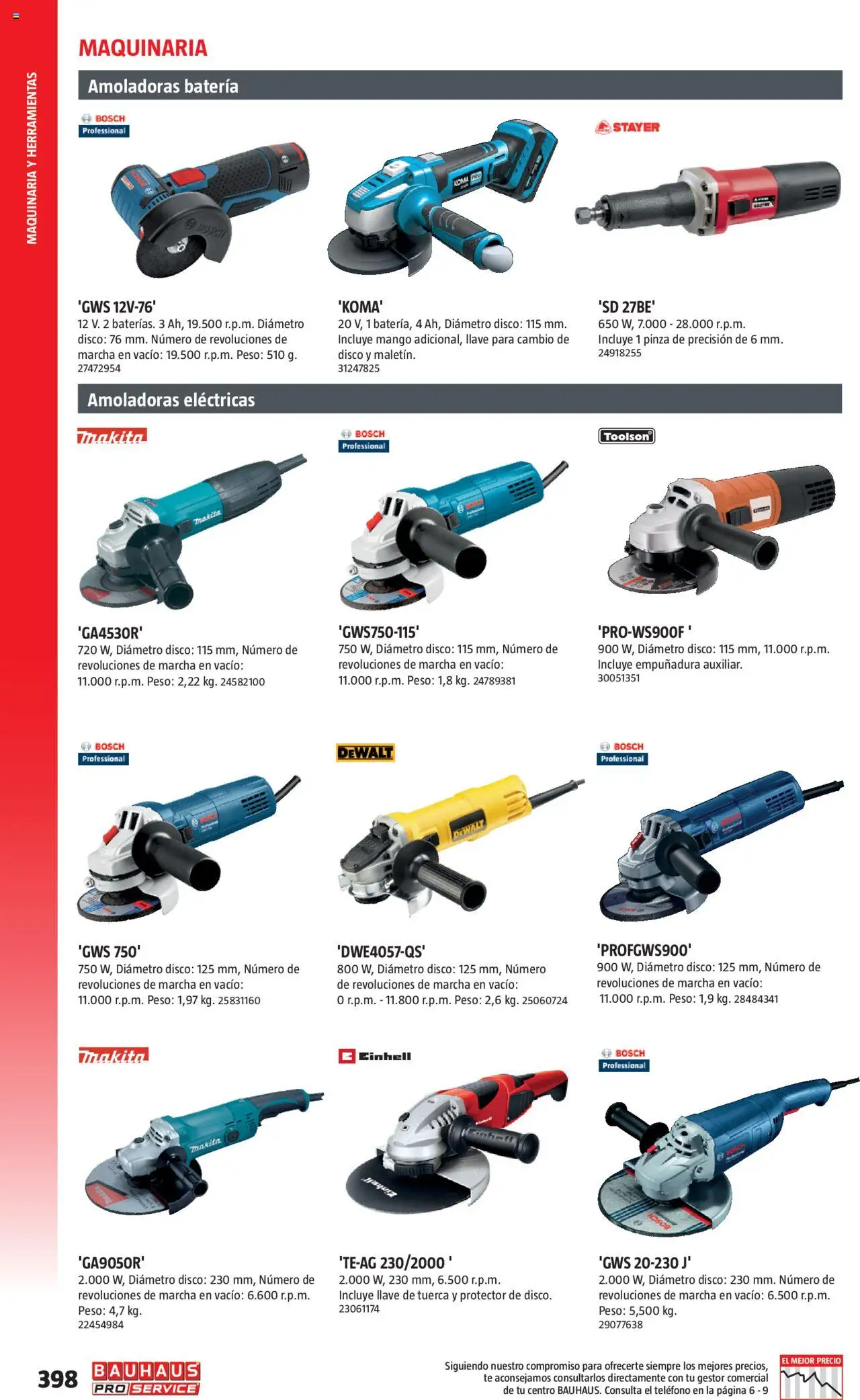 Bauhaus - ProService  - Página de 398 - Válido desde 24/02/2025