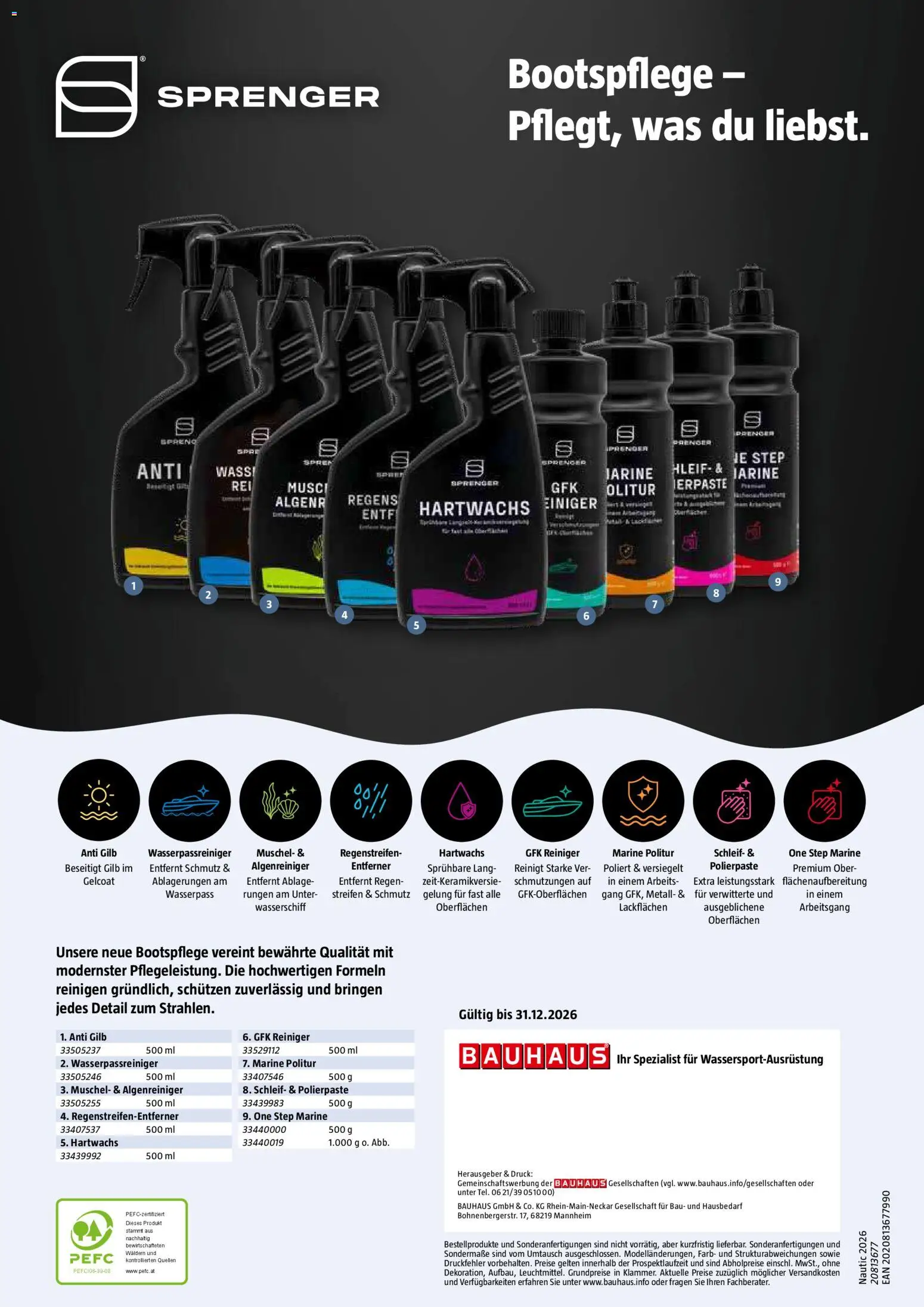 Bauhaus Nautic - page 104- valid from 01.01.2026