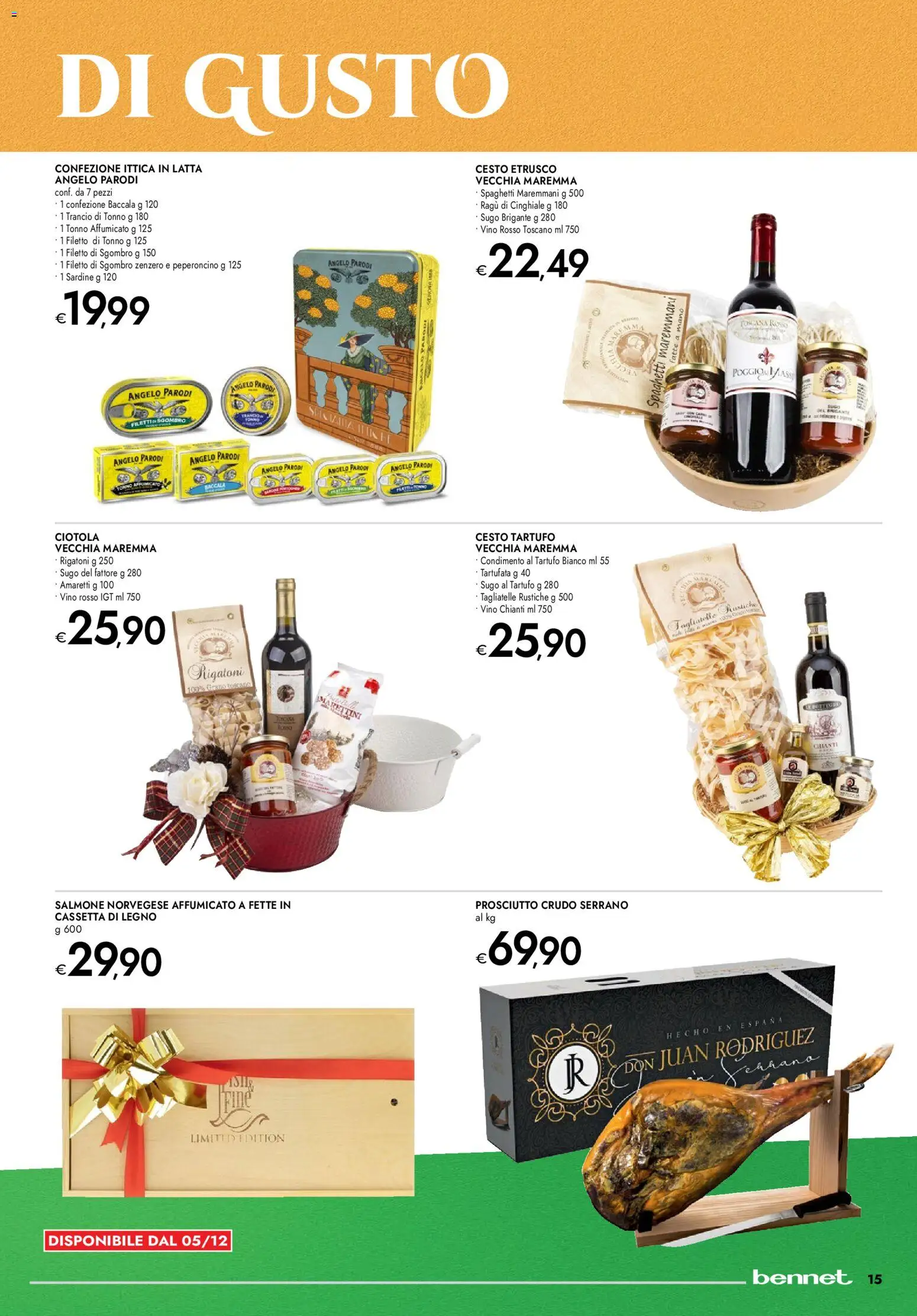bennet Regali di Gusto catalogo - pagina 15 - valido dal 20/11/2025