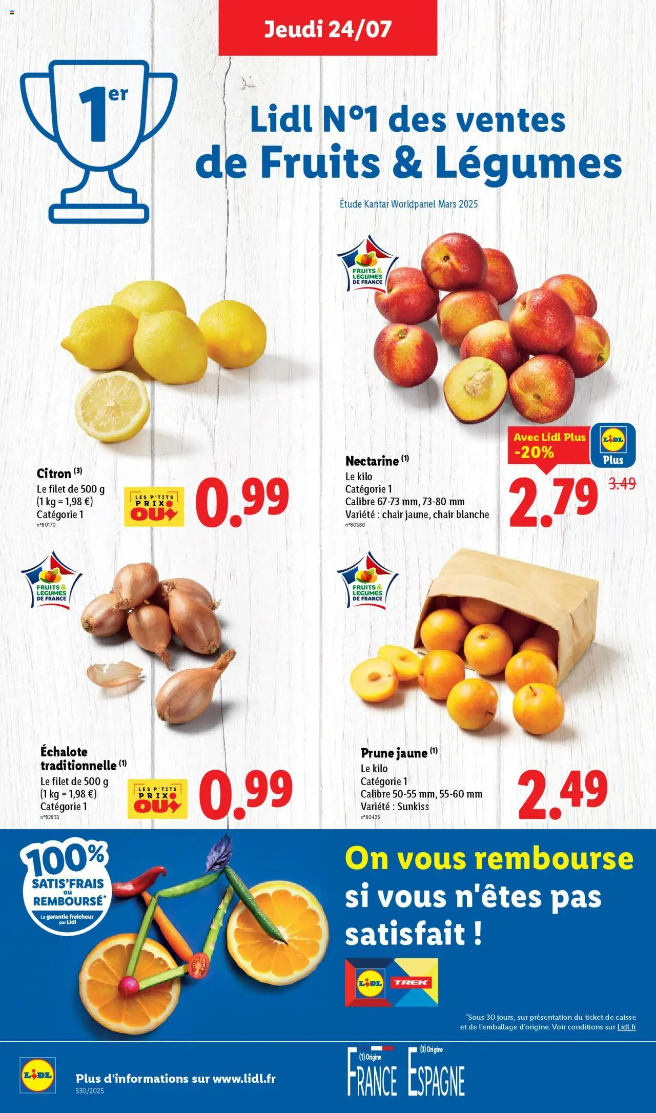 LIDL catalogue semaine 29 - page 4 - valable à partir du 24/07/2025