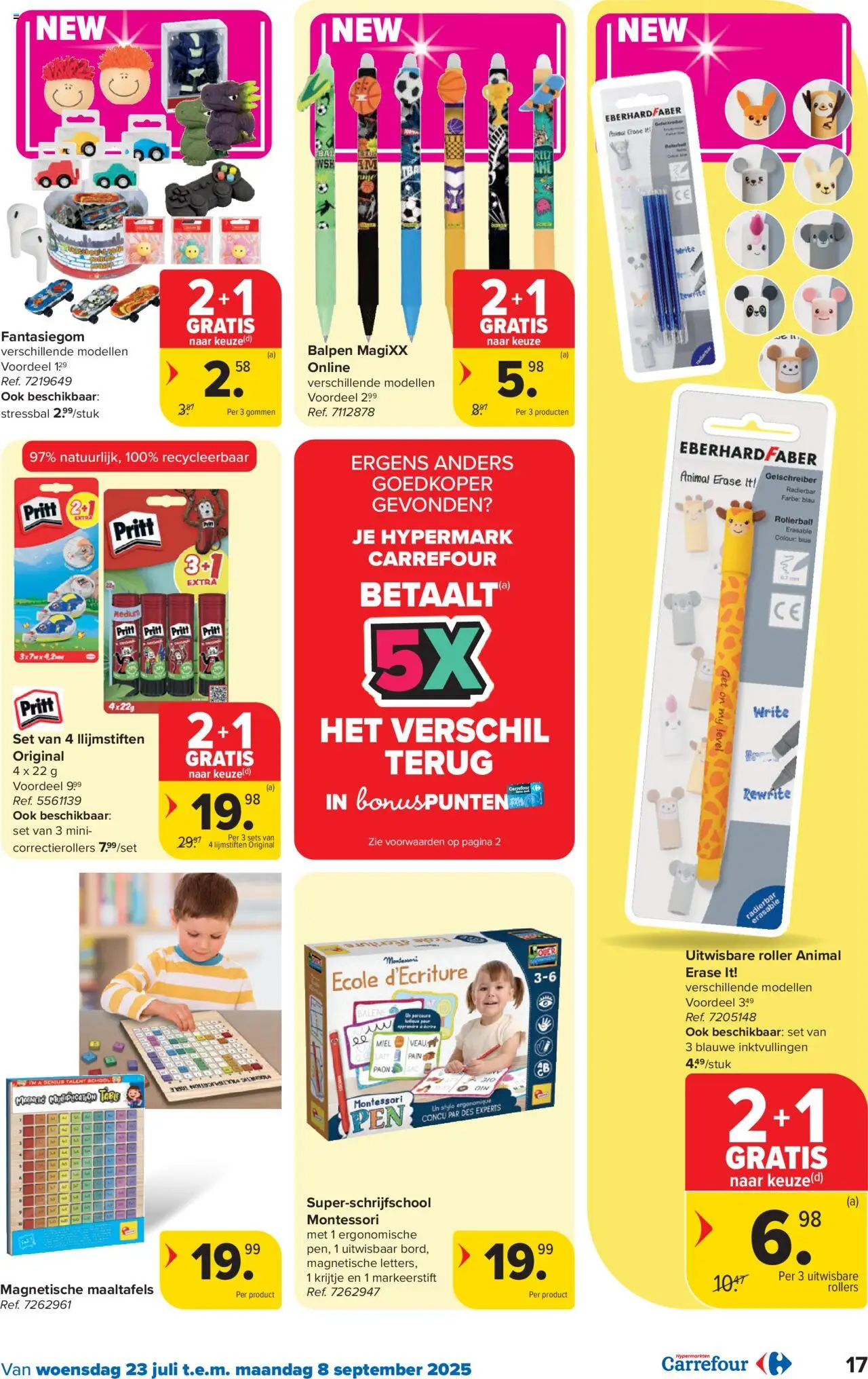 Carrefour - Hypermarkten Back to School - pagina 17- geldig vanaf 23/07/2025