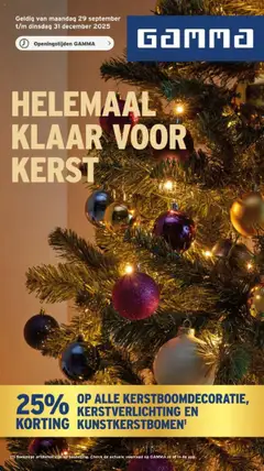 GAMMA - Kerstspecial geldig vanaf 29-09-2025