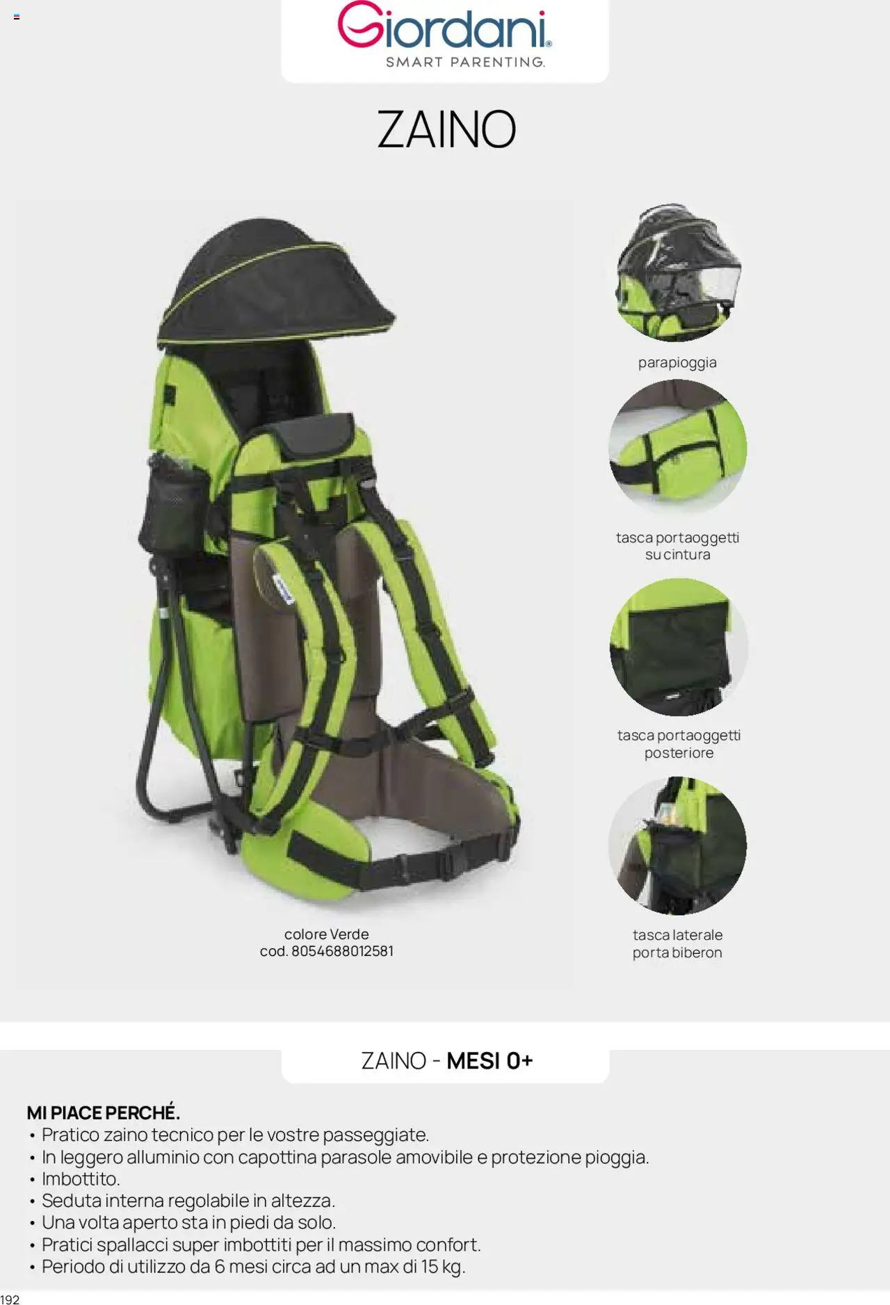 Catalogo Zaini e Marsupi Prenatal	 - pagina 3 - valido dal 01/01/2025