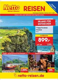 Vorschau Netto Reisen Prospekt 	 gültig ab 27.11.2025