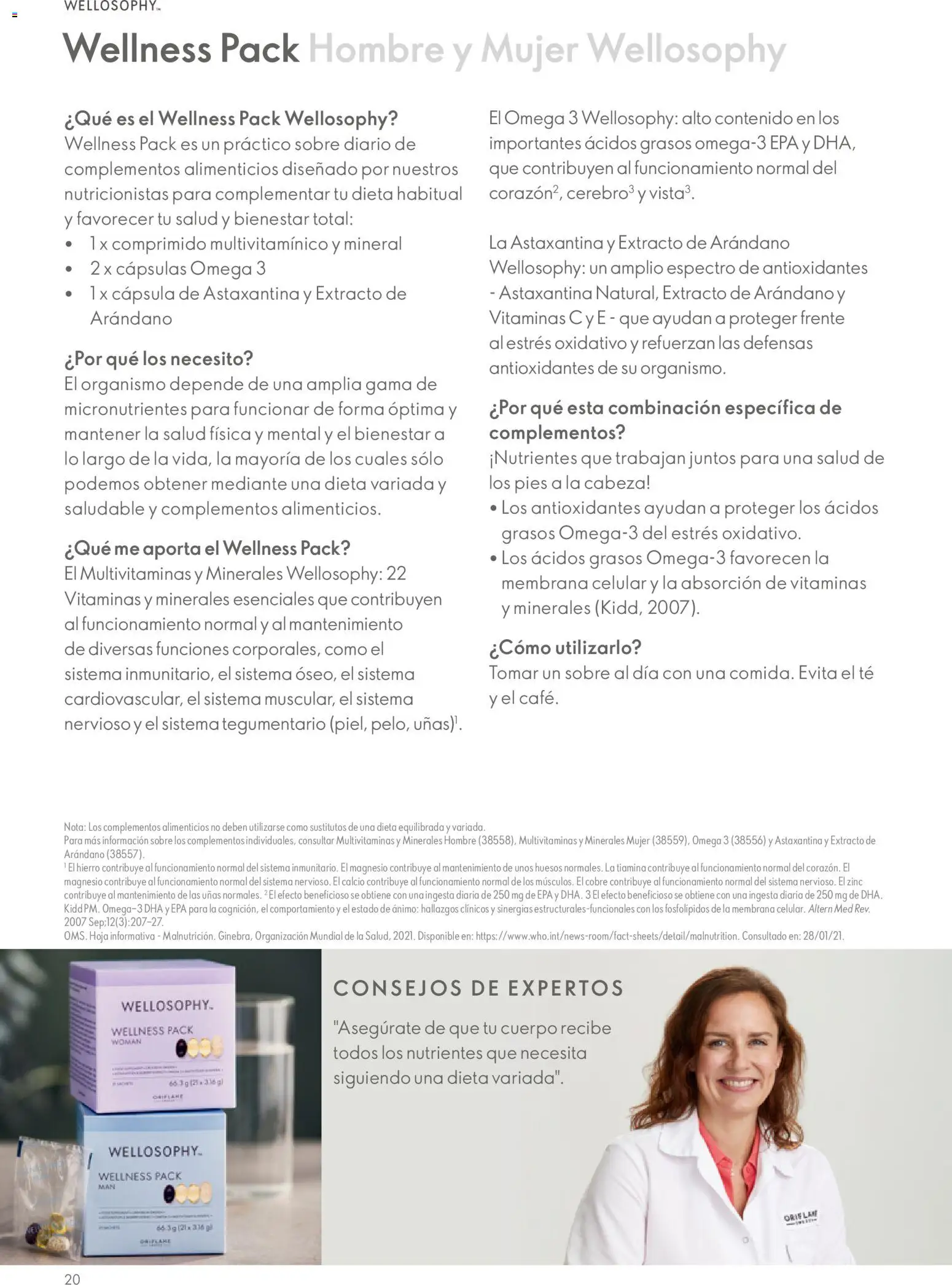 Oriflame - Guía Wellosophy - Página de 20 - Válido desde 01/11/2023