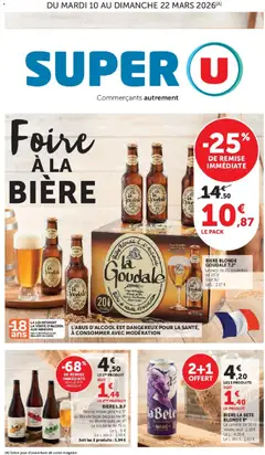 Aperçu Super U - Foire à la bière valable à partir du 10/03/2026