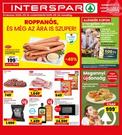 Előnézet Interspar Akciós újság érvényes 2025.09.18.-tól