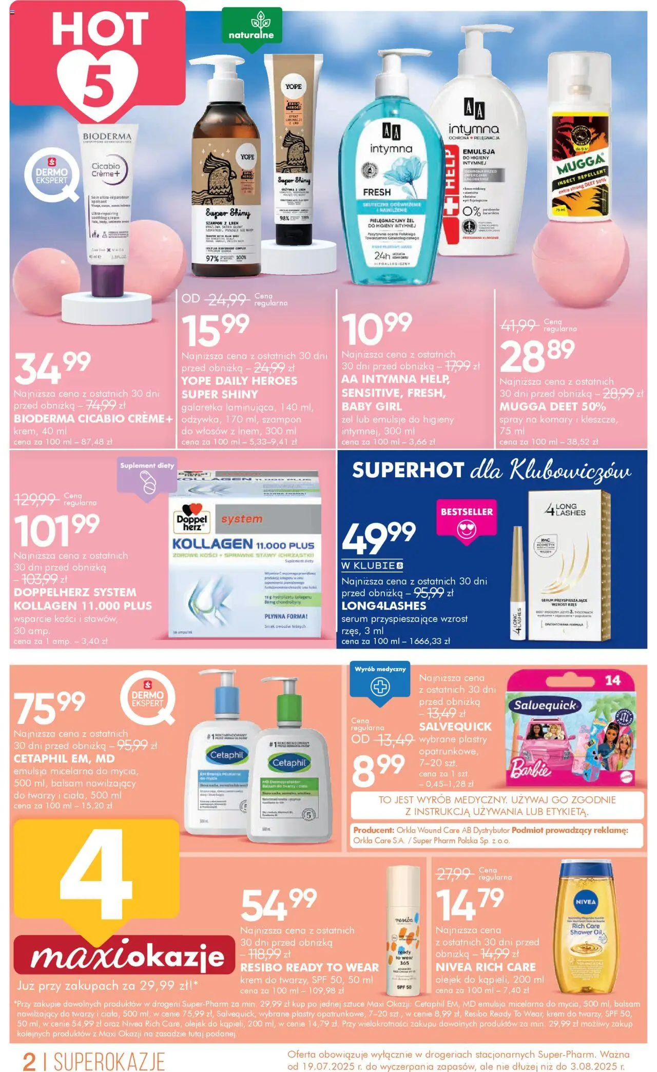 Super-pharm Gazetka - strona 2- ważny od 19.07.2025