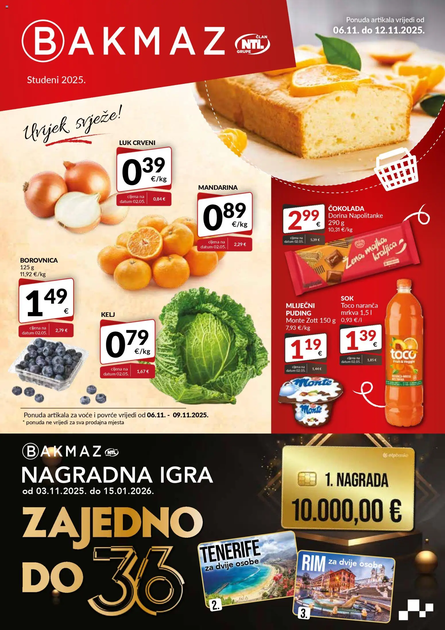Bakmaz - Katalog - stranica 1- važeći od 06.11.2025