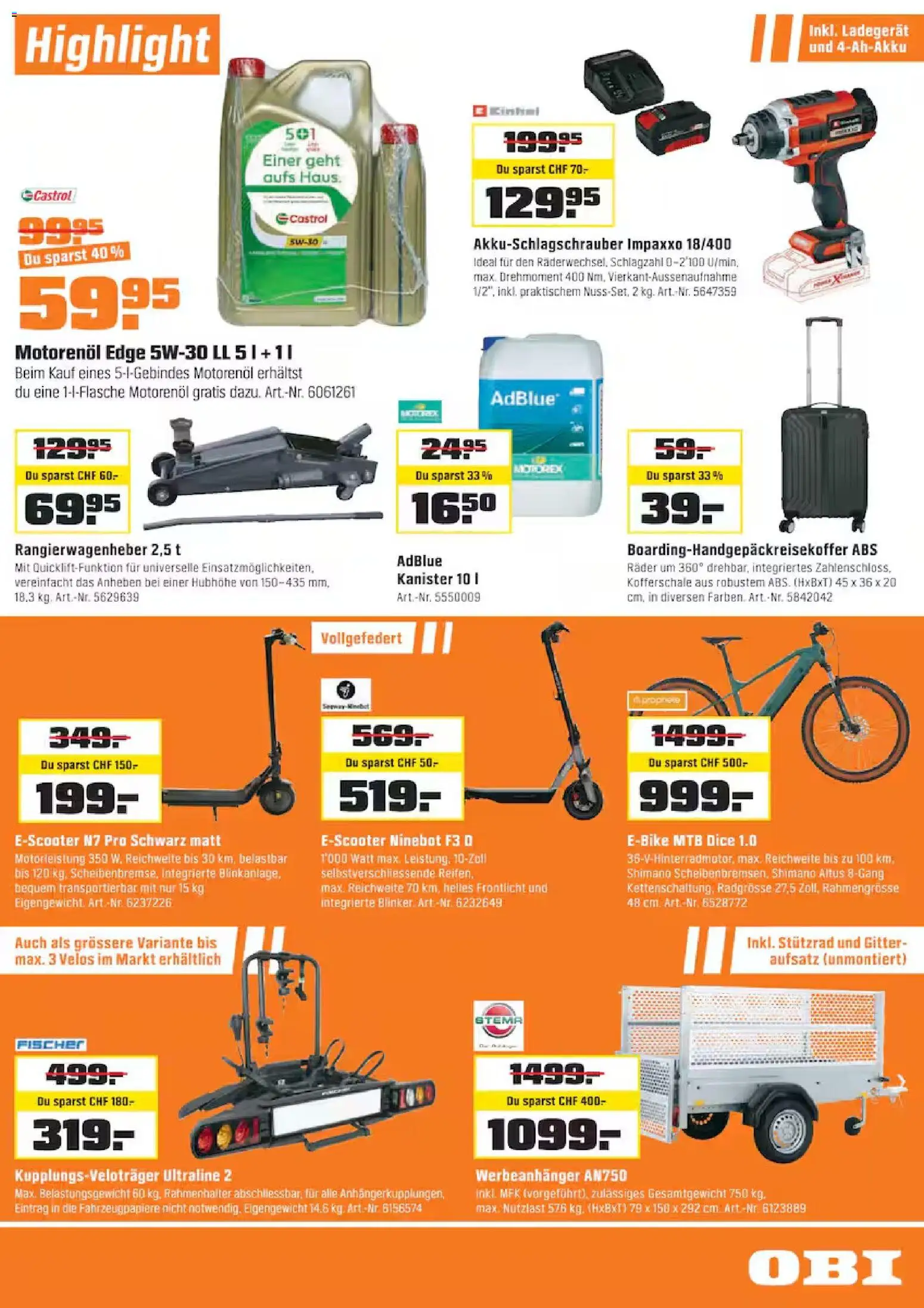 OBI aktionen - page 13- valid from 01.04.2026