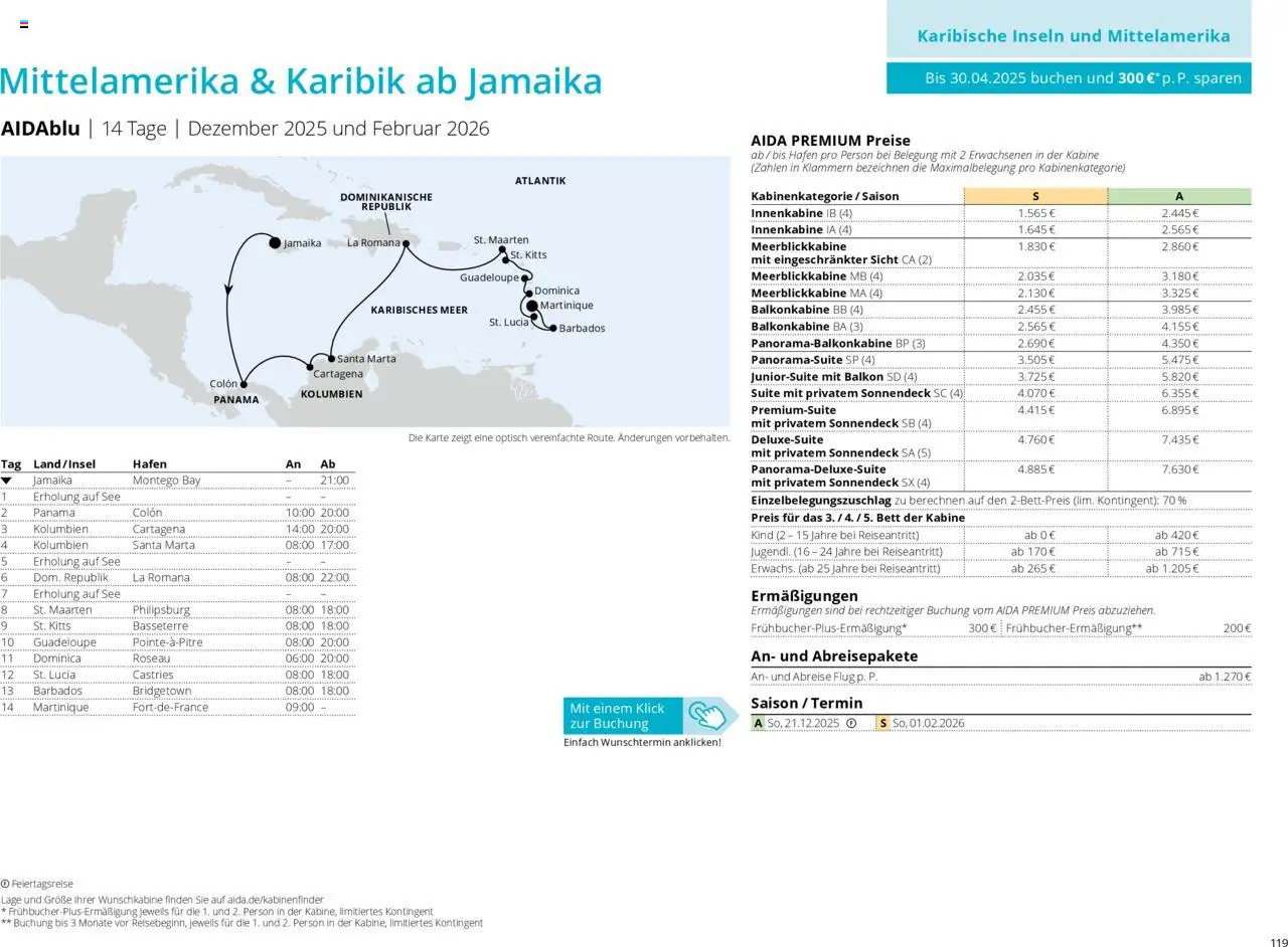 Aida Prospekt Winter 2025/26 - Seite 119 - gültig ab 01.10.2025