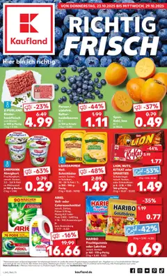 Vorschau Kaufland Prospekt 	 gültig ab 23.10.2025