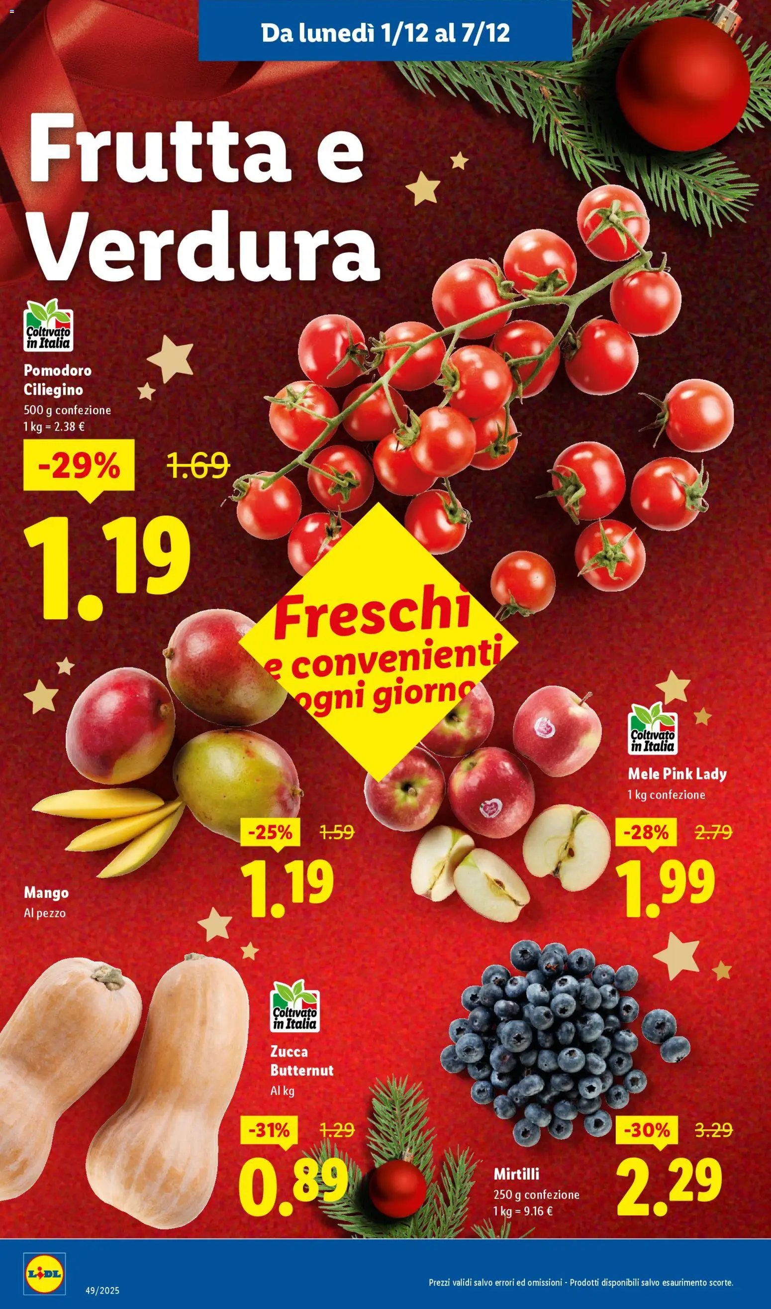 Volantino Lidl	 - pagina 2 - valido dal 01/12/2025
