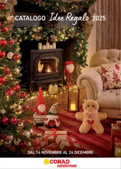 Anteprima Conad Superstore Idee Regalo catalogo valida dal 14/11/2025