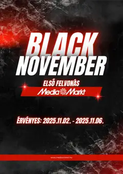 Előnézet Media Markt Black Friday érvényes 2025.11.02.-tól