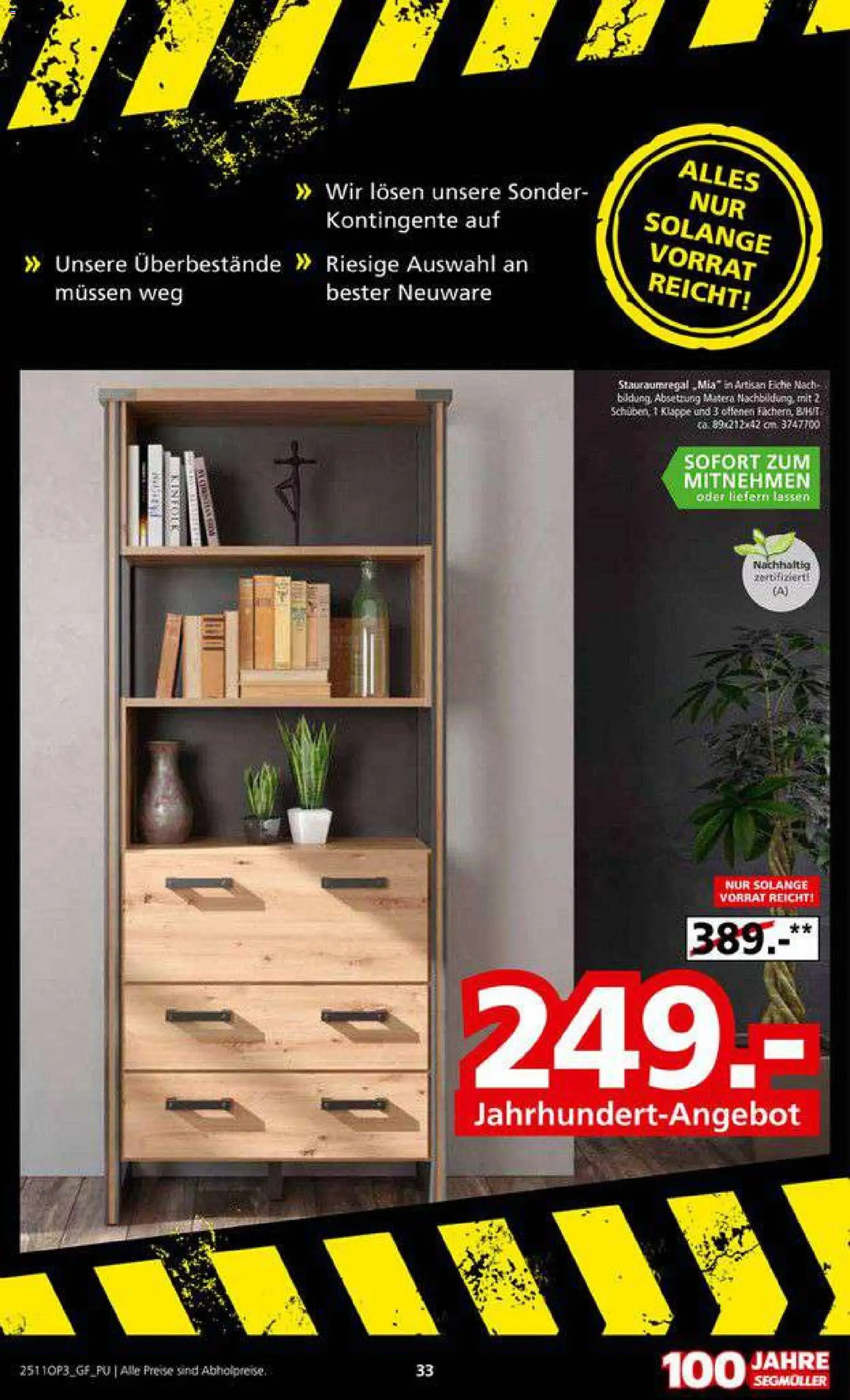 Segmüller Lagerausverkauf bei Segmüller - Seite 33 - gültig ab 22.11.2025