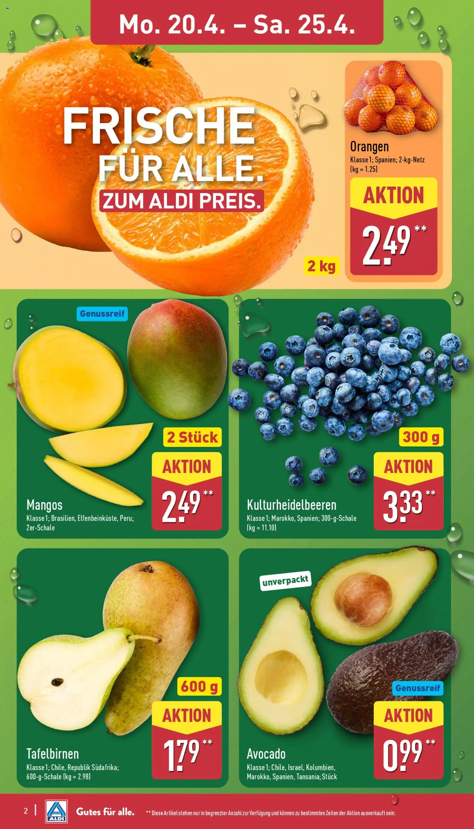 Aldi Prospekt 	 - Seite 2 - gültig ab 20.04.2026