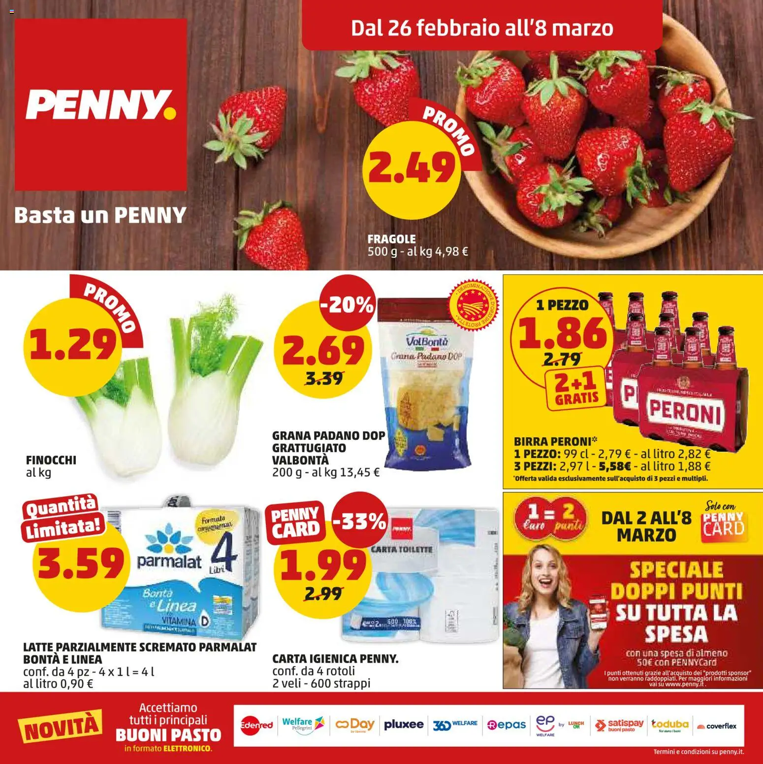 Volantino PENNY	 - pagina 1 - valido dal 26/02/2026