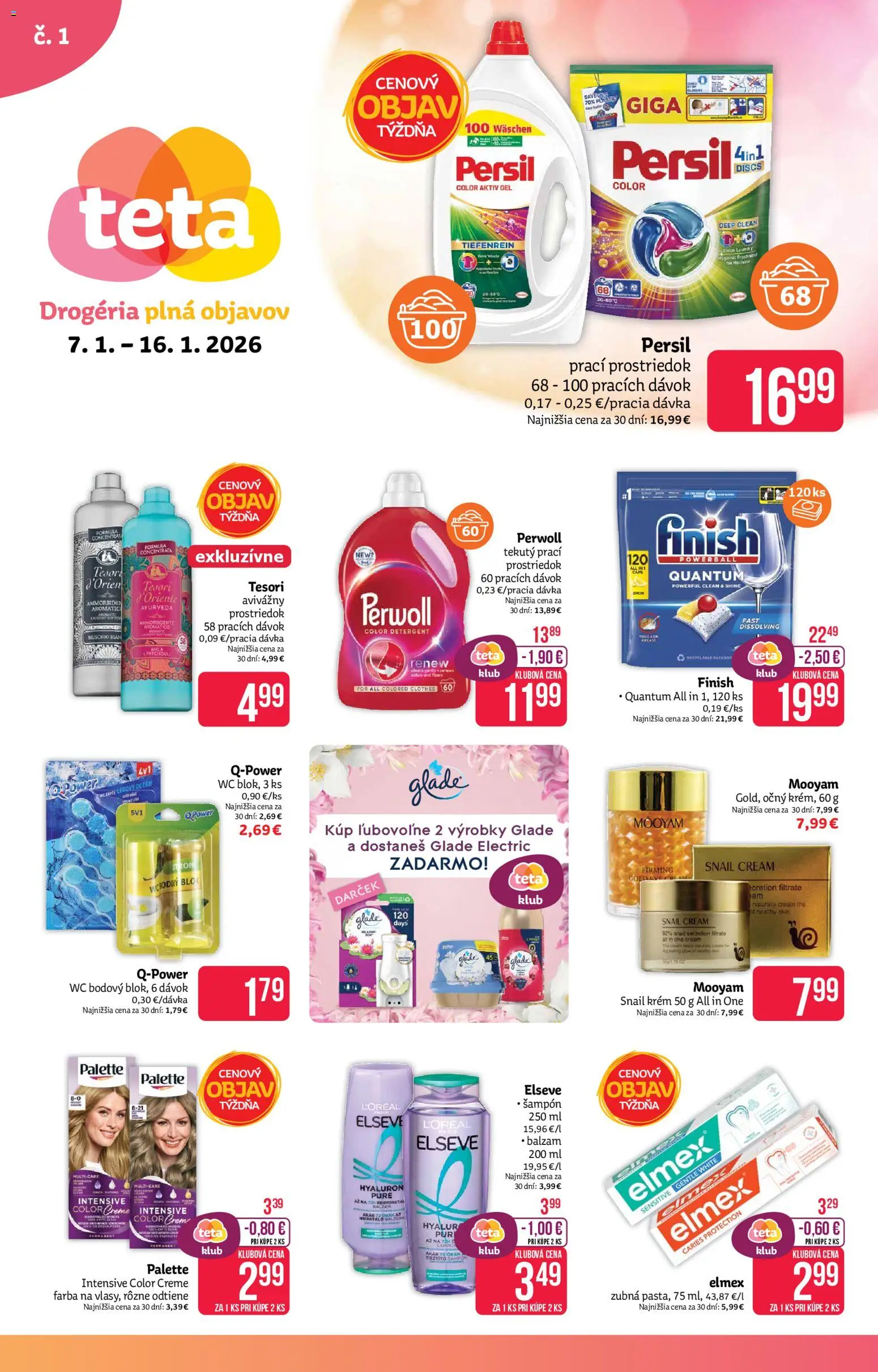 Teta drogerie leták - strana 1- platný od 07.01.2026