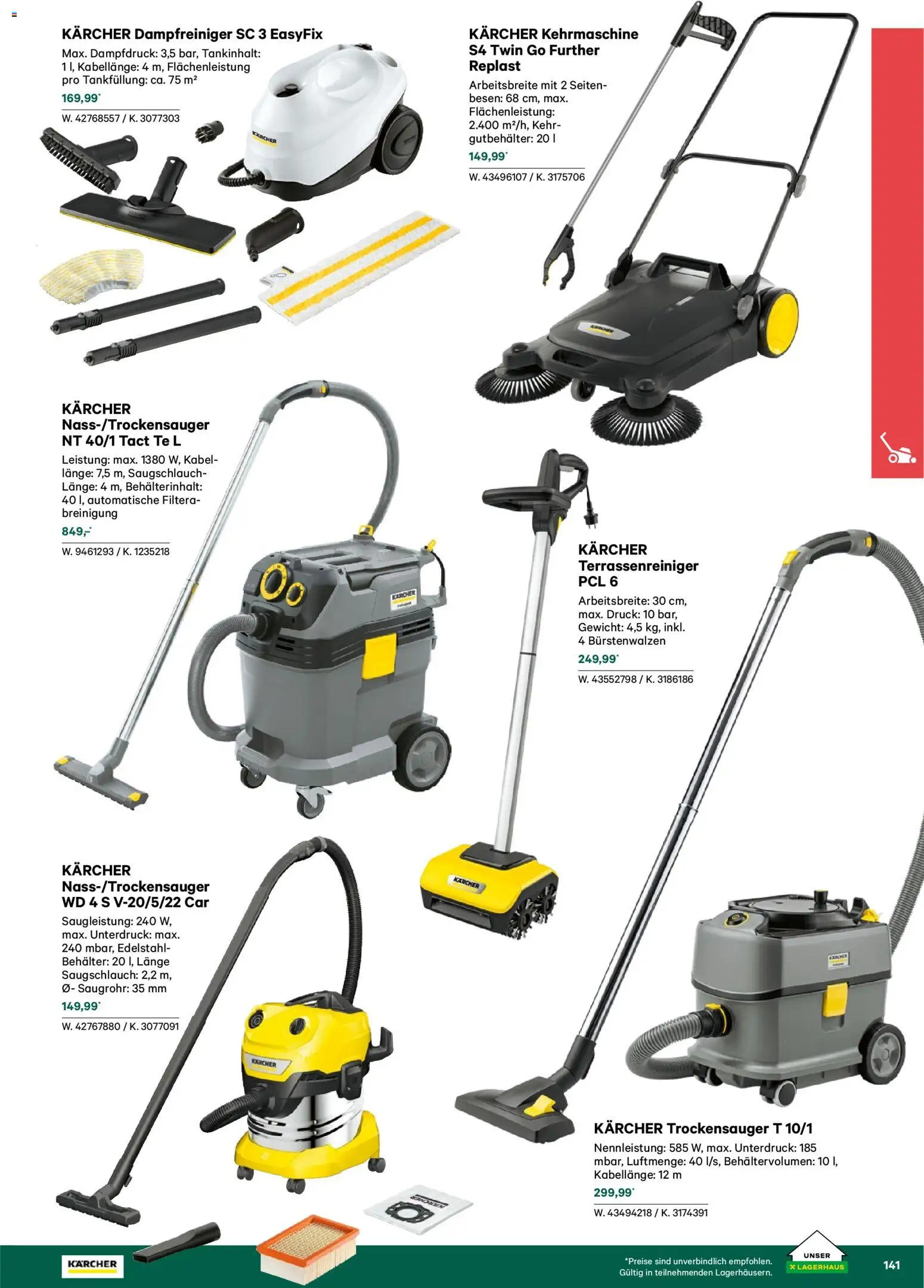 Lagerhaus  Garten und Freizeit Katalog 2026 - page 141- valid from 22.02.2026