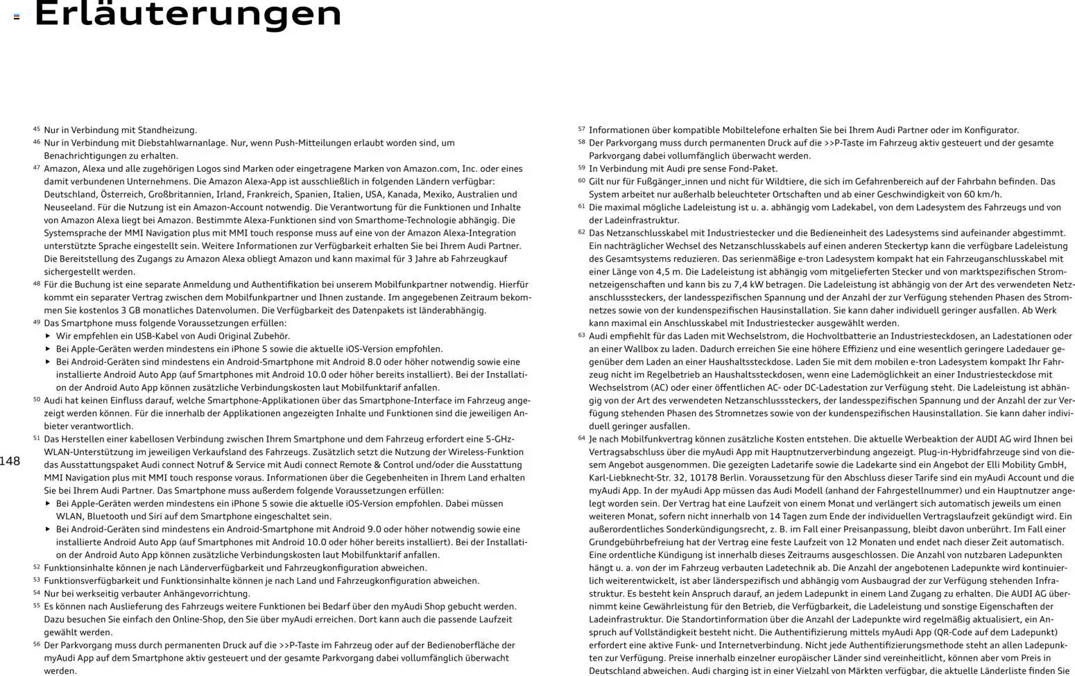 Audi Q8 - Seite 148 - gültig ab 06.11.2025