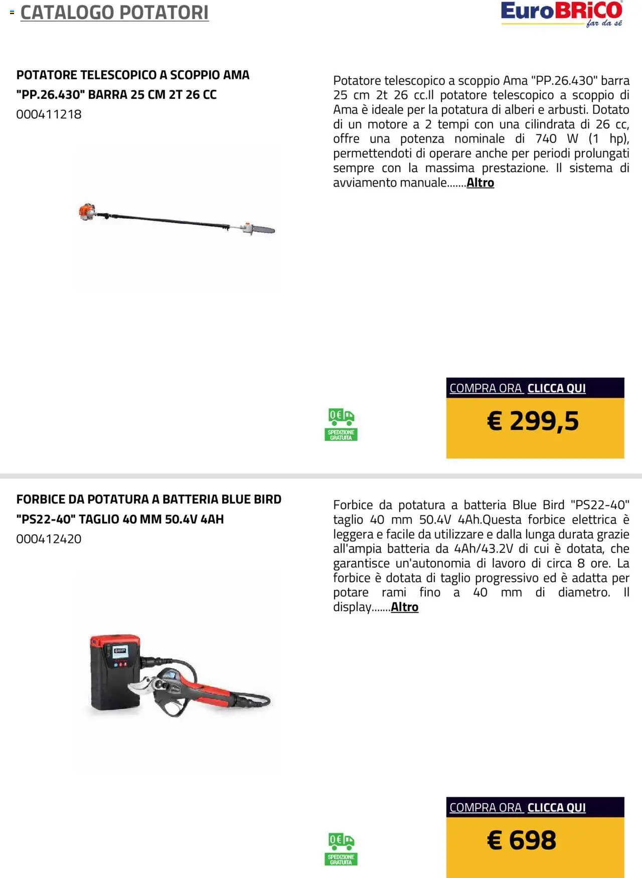 Eurobrico Potatori catalogo - pagina 16 - valido dal 23/07/2025