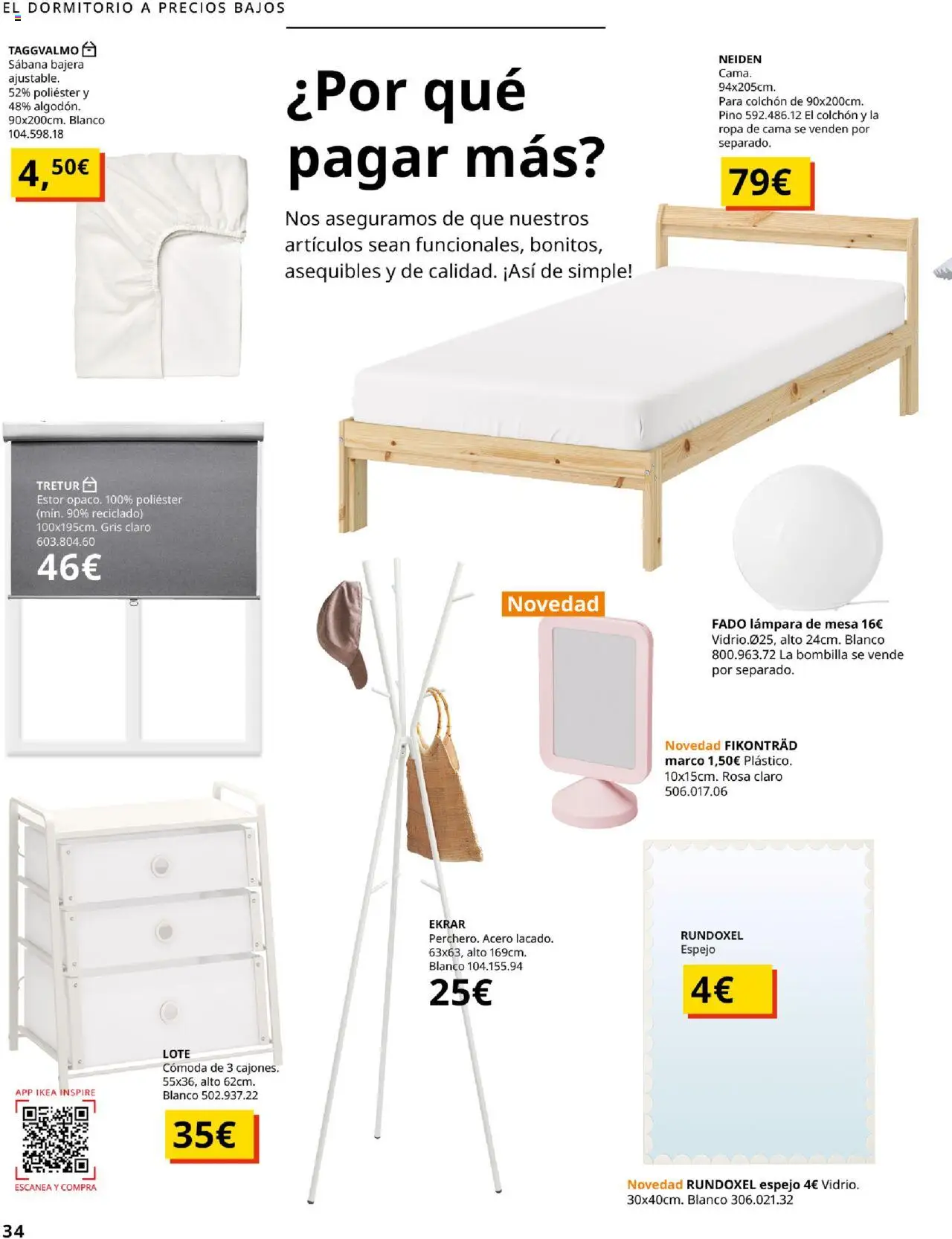 Catálogo IKEA Precios bajos.  - Página de 34 - Válido desde 01/09/2025