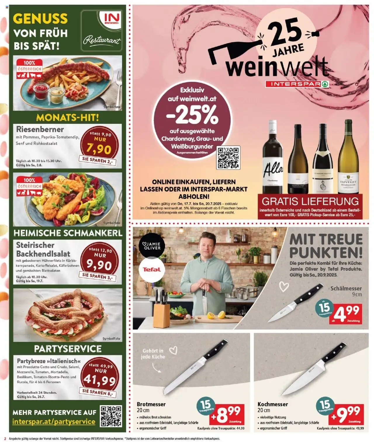 Interspar Flugblatt - Burgenland  - Seite 2- gültig ab 15.07.2025