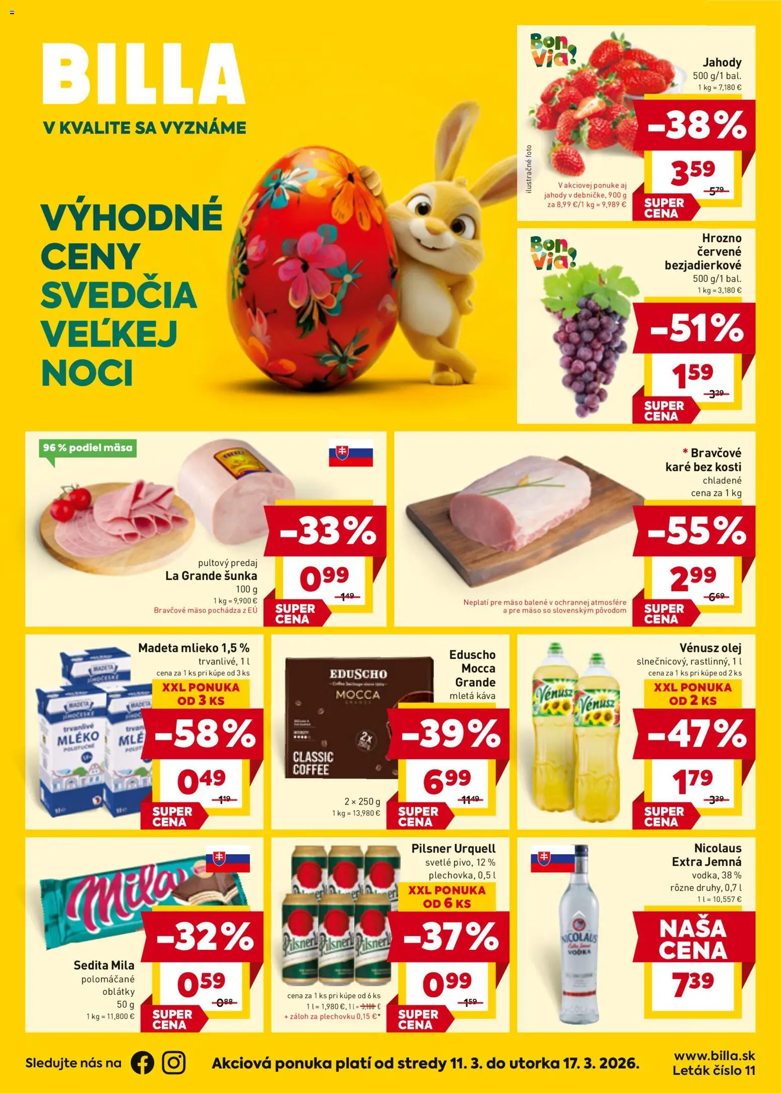 Billa leták - strana 1- platný od 11.03.2026