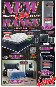 Preview Lewis Stores Specials valid from 01/10/2025