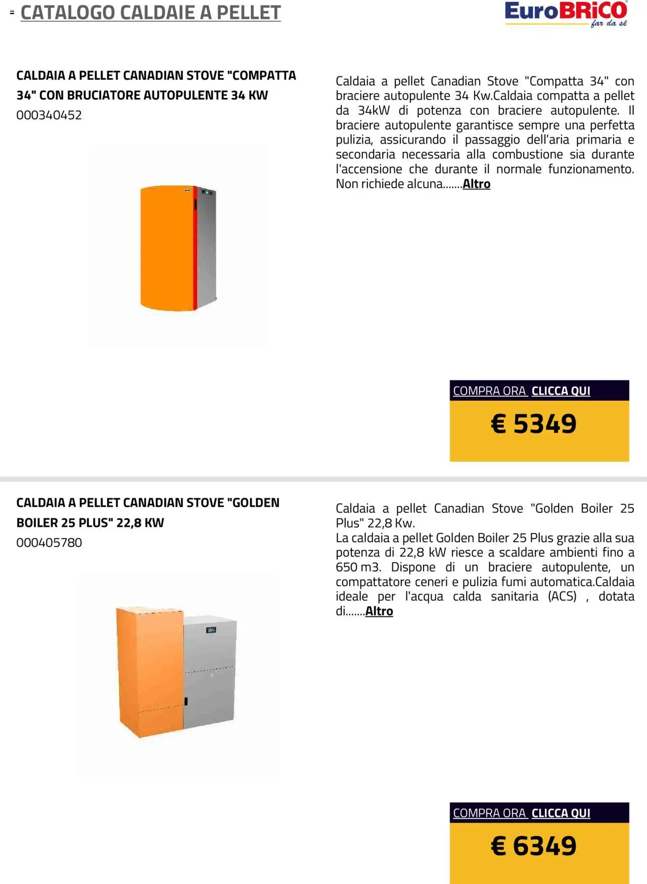 Eurobrico Caldaie catalogo - pagina 9 - valido dal 23/07/2025
