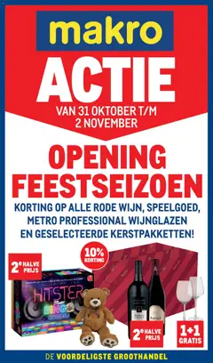 Makro - Opening Feestseizoen geldig vanaf 31-10-2025