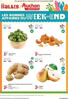 Aperçu Auchan - Les bons plans du week-end dans votre super ! valable à partir du 20/11/2025
