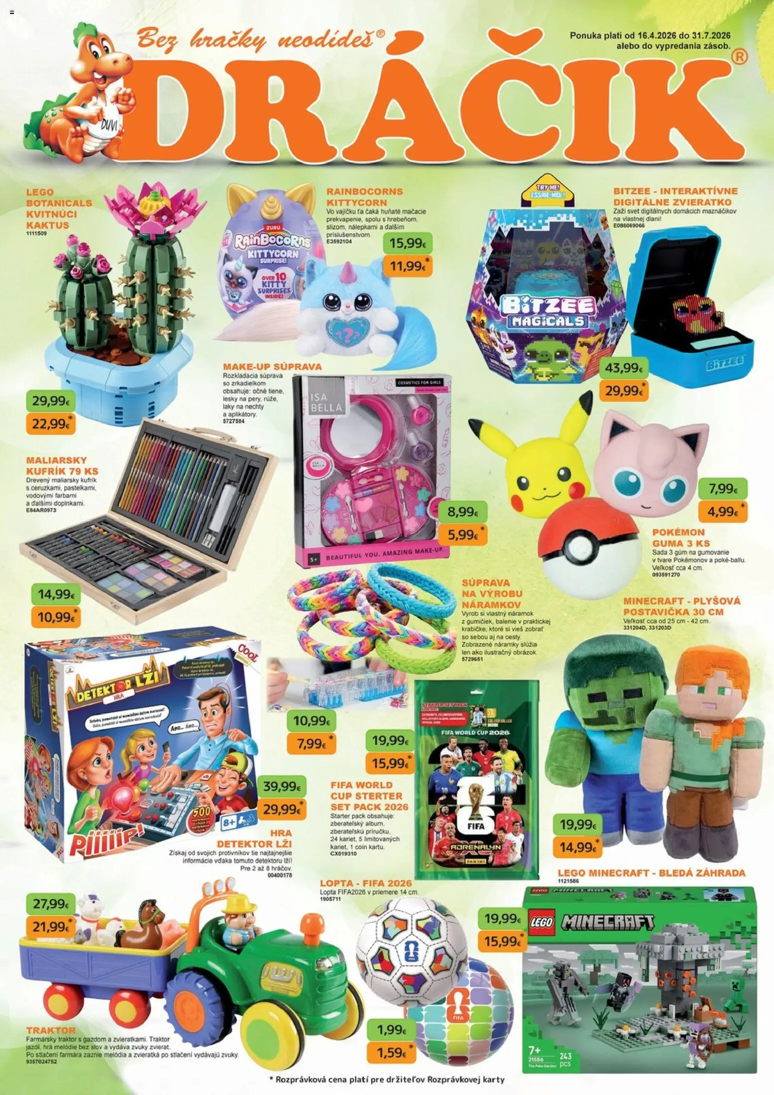 Dráčik leták - strana 1- platný od 16.04.2026
