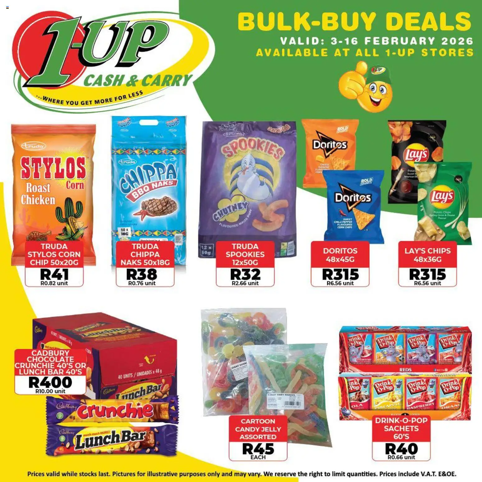 1UP Cash & Carry Bulk Up & Save Specials - page 1- valid from 03/02/2026