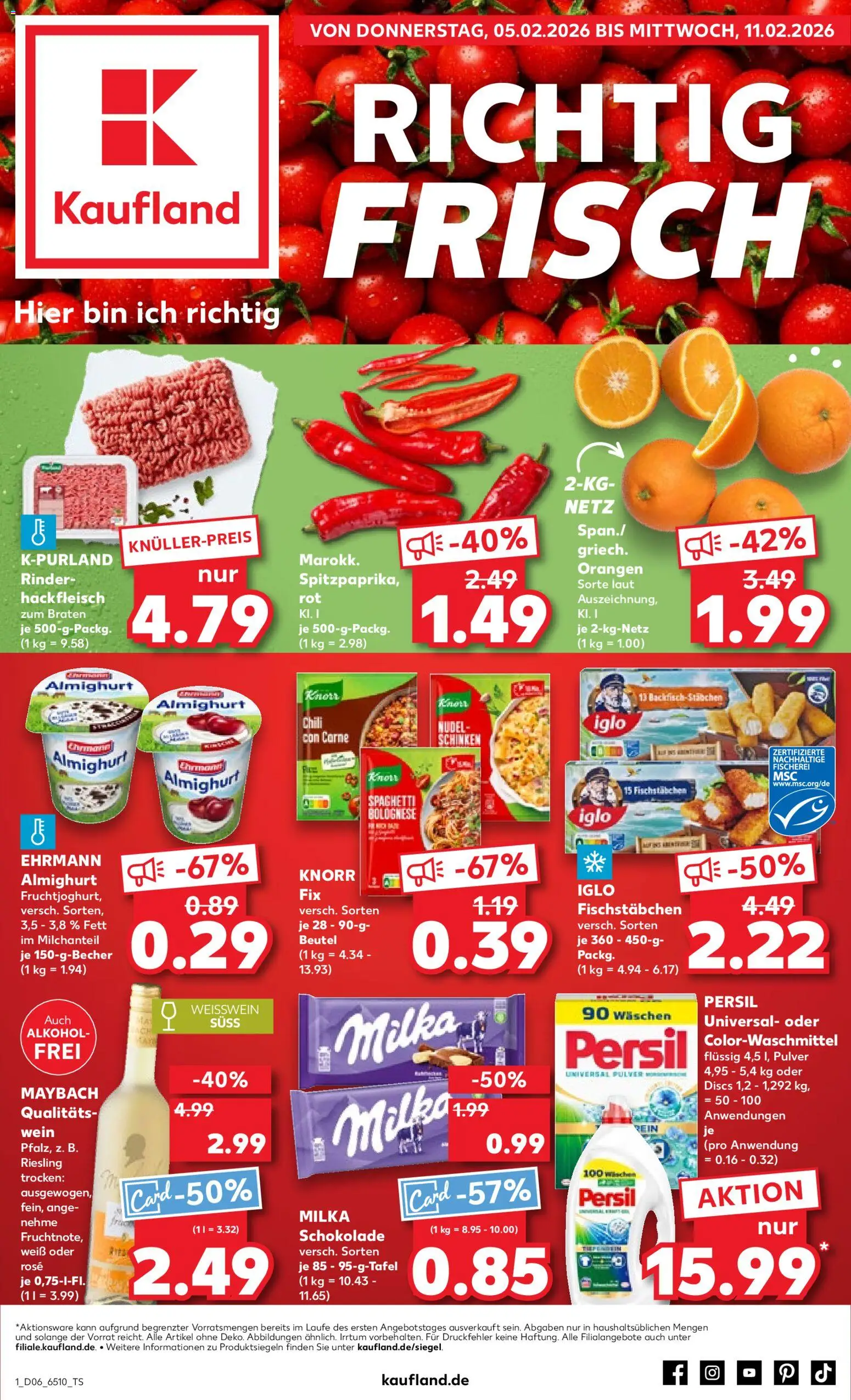 Kaufland DE - DE Folder - pagina 1- geldig vanaf 05-02-2026