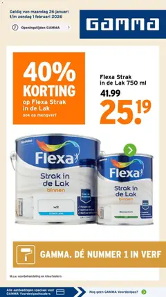 GAMMA - Folder geldig vanaf 26-01-2026