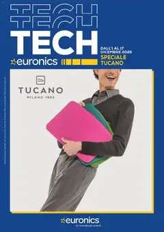 Anteprima Euronics Tucano catalogo valida dal 01/12/2025
