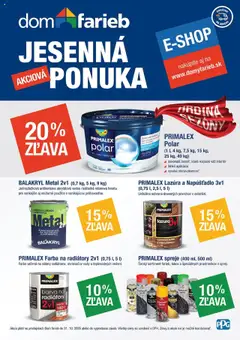 Dom farieb leták platný od 01.09.2025