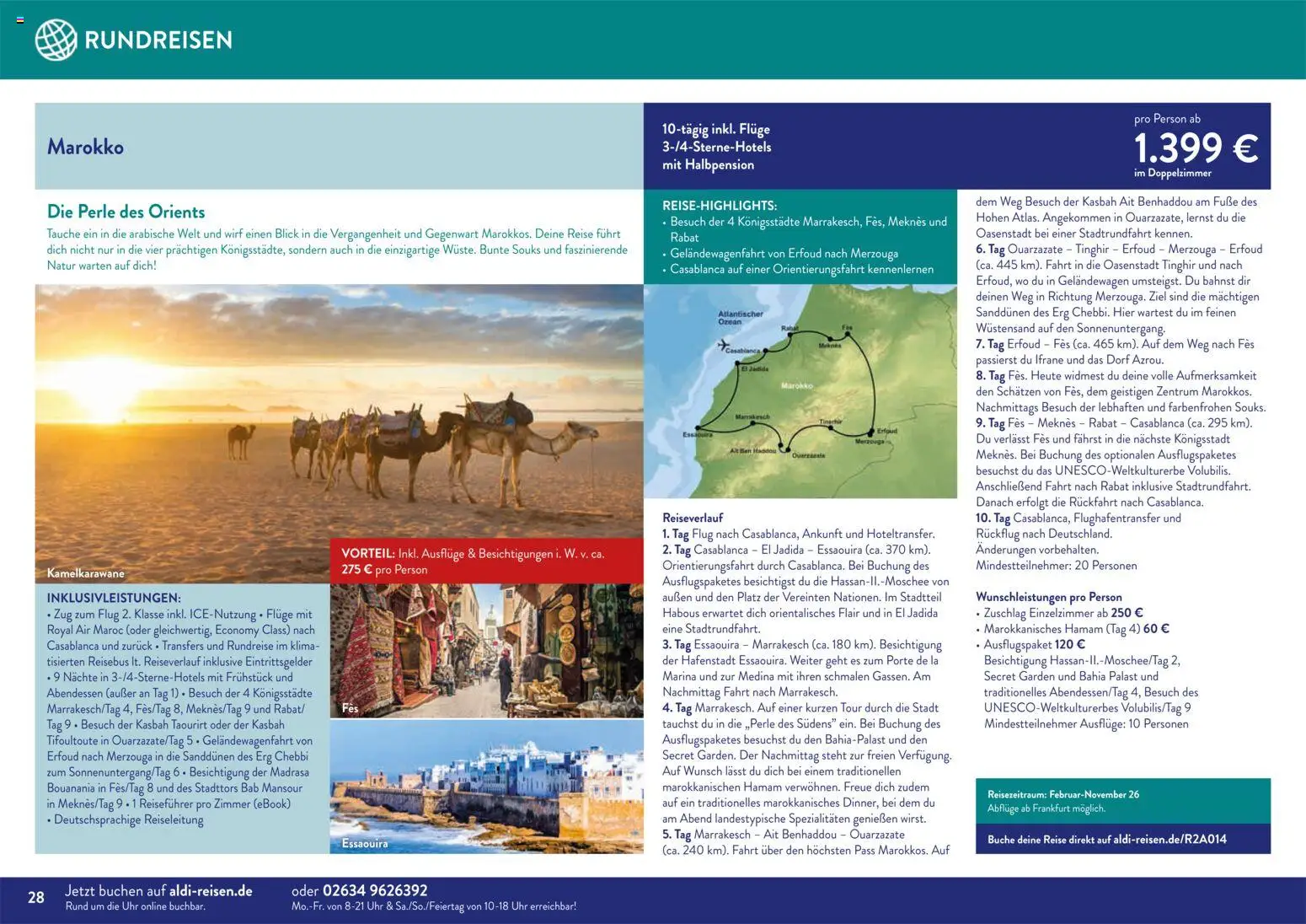 Aldi Reisen Unsere Traumreisen - Seite 28 - gültig ab 01.11.2025