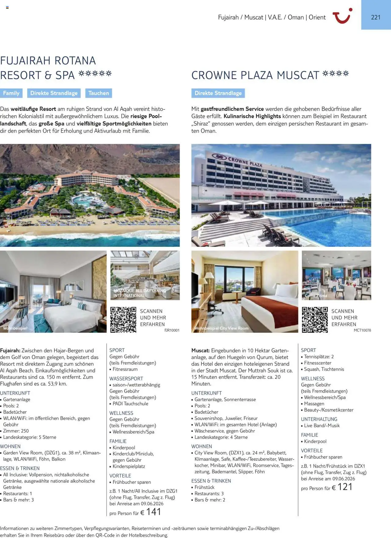 TUI Prospekt  Asien, Afrika, Orient & Indischer Ozean 2025/26 	 - Seite 221 - gültig ab 01.11.2025