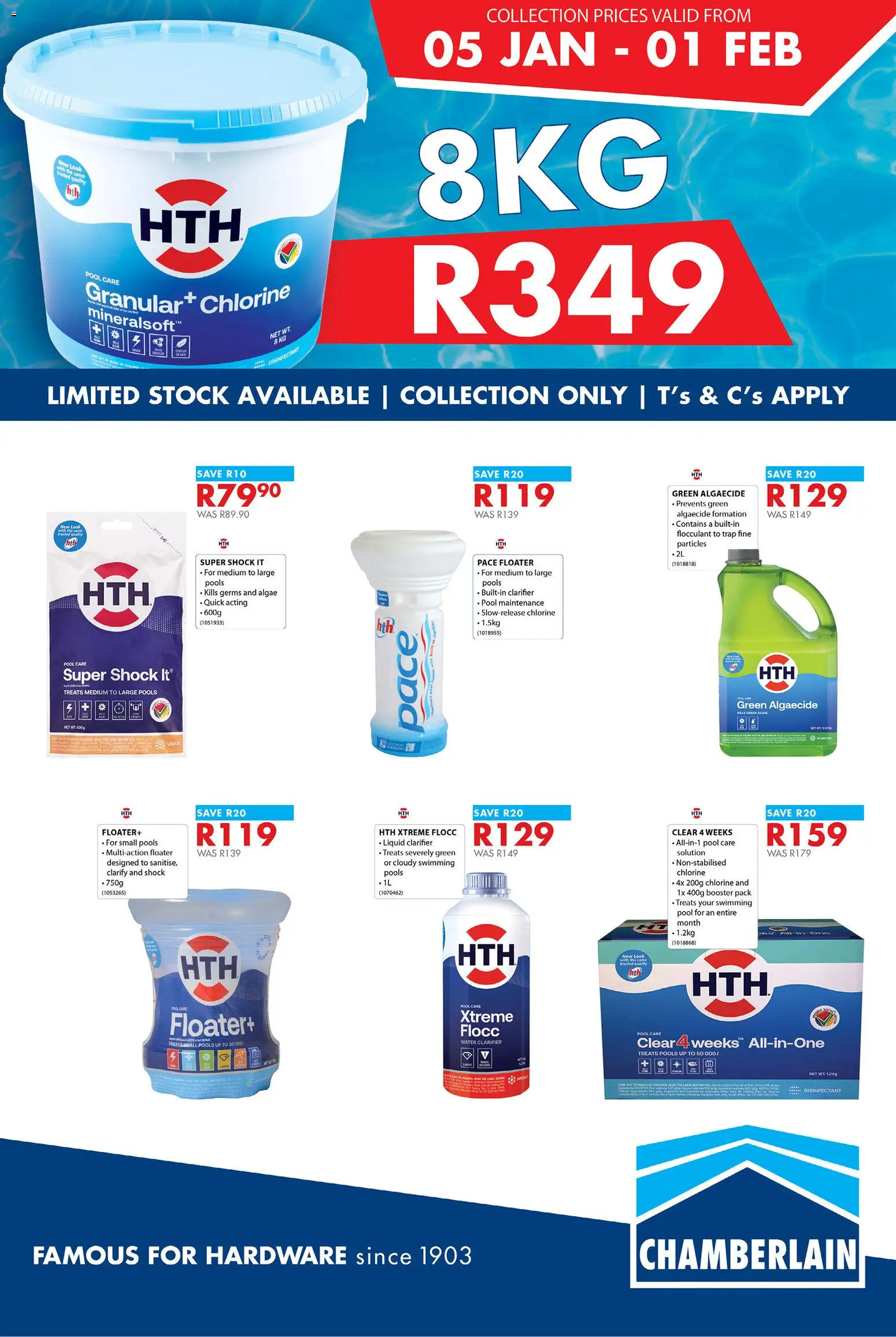 Chamberlain Promo Deals - page 1- valid from 05/01/2026