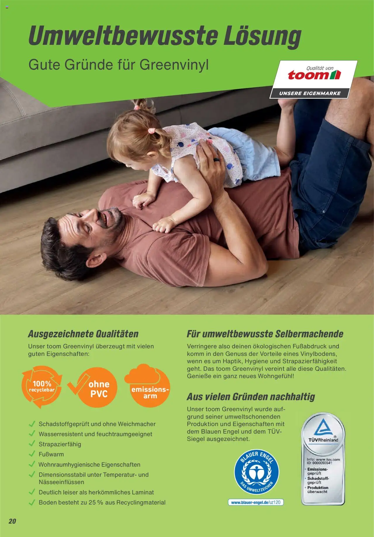Toom Baumarkt Bodenbeläge & Zubehör 2025 - Seite 20 - gültig ab 21.08.2025